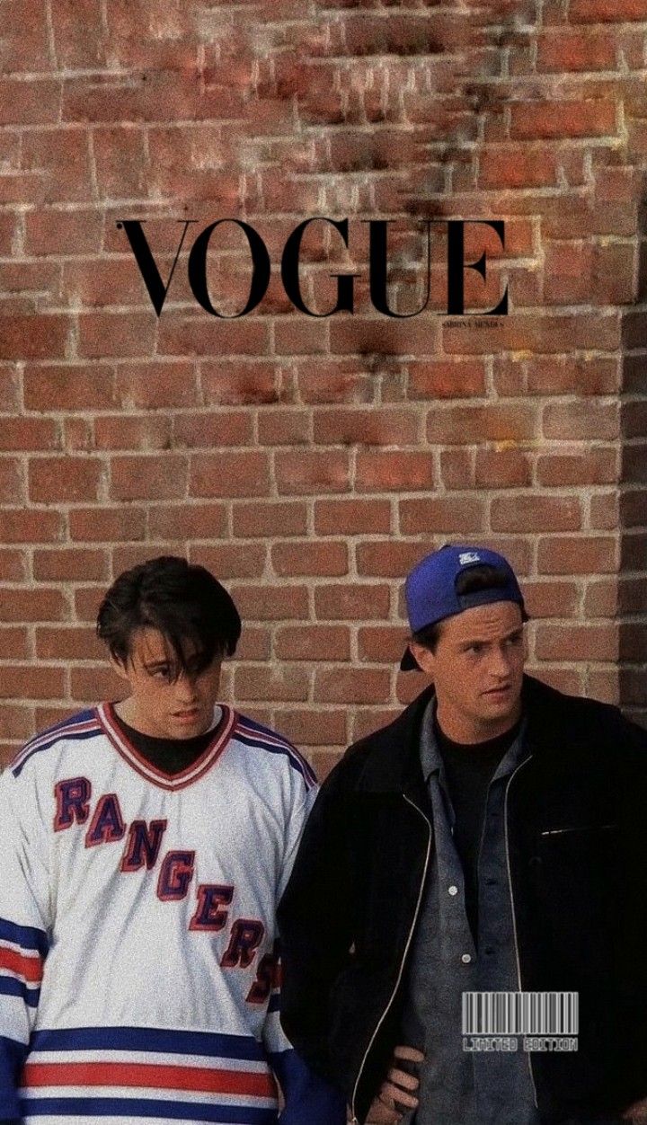 Friends wallpaper - joey e chandler🤍